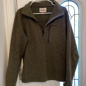 Mens Simms quarter zip fleece